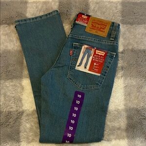 Levi's Boy’s Slim Fit Jeans in Classic Blue